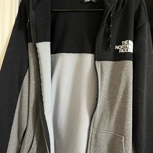 North Face zip up hoodie